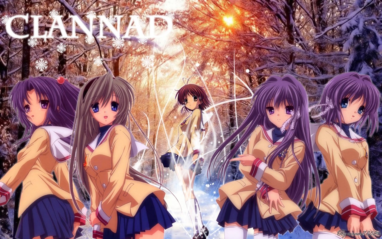 Fonds d'cran Manga Clannad (TV) Clannad Girls