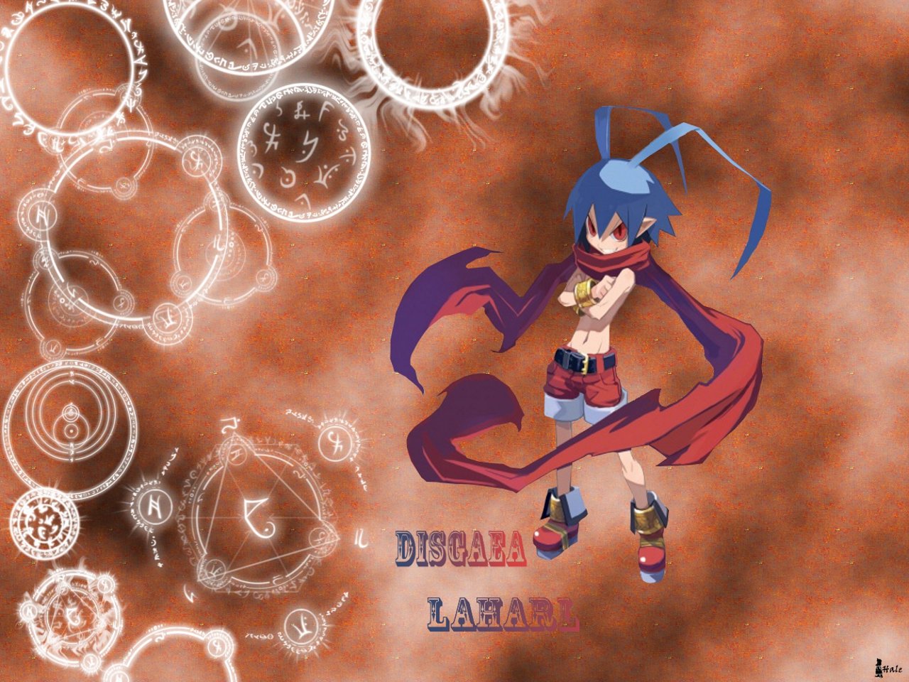 Fonds d'cran Manga Disgaea Alchemist laharl in strange world