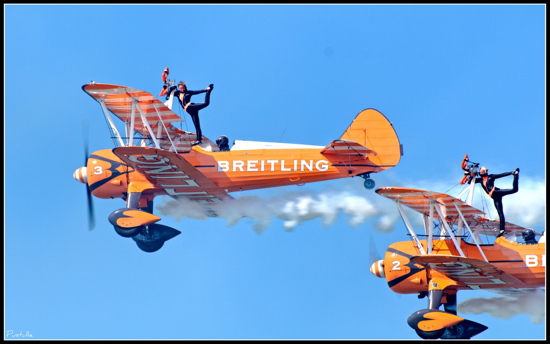 Wallpapers Planes Airshows Breitling Wingwalkers