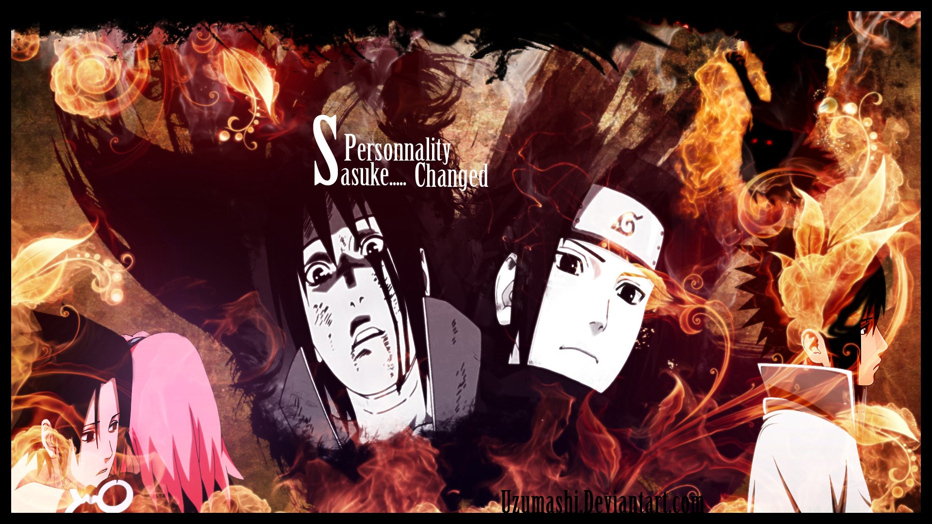 Fonds d'cran Manga Naruto Personnality Changed