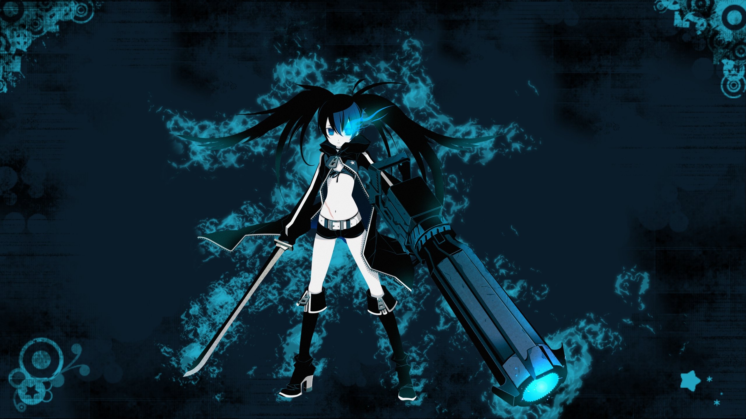 Fonds d'cran Manga Black Rock Shooter Black Rock Shooter