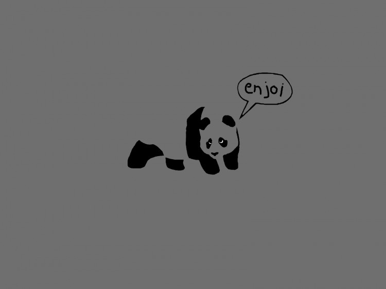 Wallpapers Digital Art Animals la marque au panda : enjoi