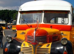 Fonds d'cran Transports divers bus rtro maltais