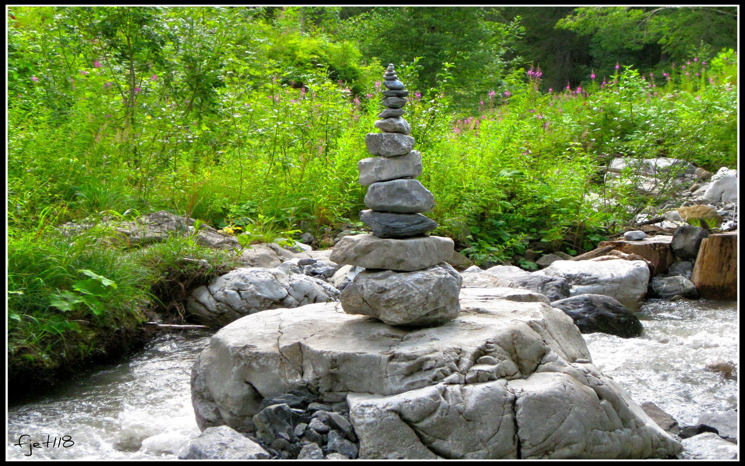 Wallpapers Nature Rocks - Stones - Sand Piramide Zen