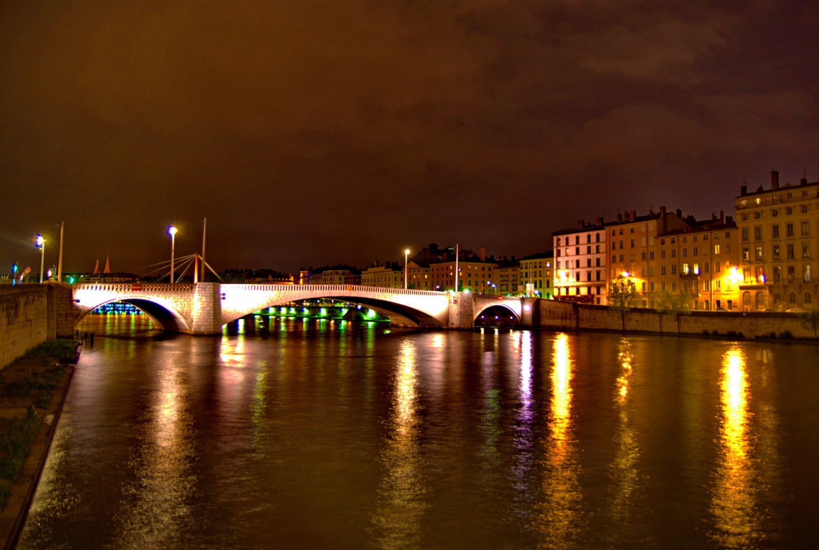 Fonds d'cran Constructions et architecture Ponts - Aqueducs Night