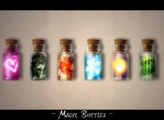 Fonds d'cran Art - Numrique Magic Bottles