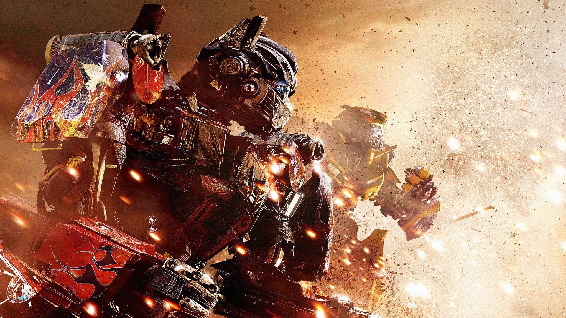 Wallpapers Movies Transformers Optimus et Bumblebee