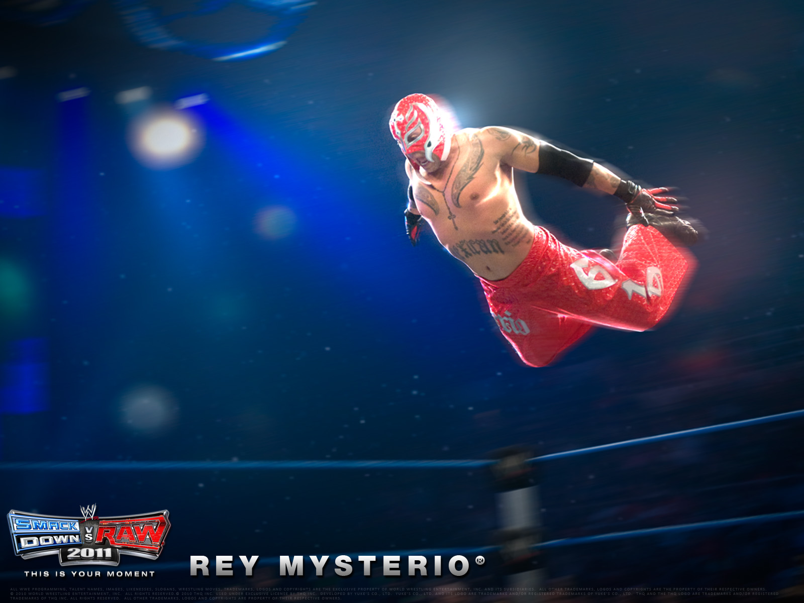 Wallpapers Sports - Leisures Catch Rey Mysterio en l'air