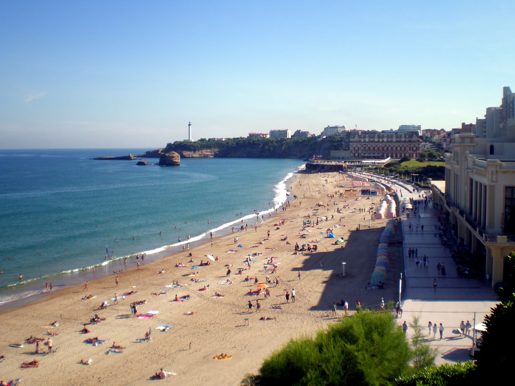 Fonds d'cran Nature Mers - Ocans - Plages Plage de Biarritz