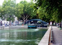 Fonds d'cran Voyages : Europe Canal Saint Martin