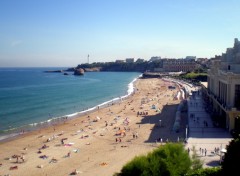 Fonds d'cran Nature Plage de Biarritz