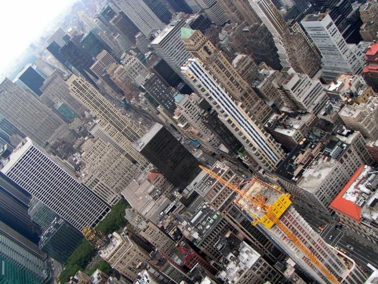 Wallpapers Trips : North America United-States > New York Buildings- vue depuis l'Empire State Building