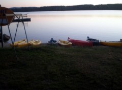 Fonds d'cran Nature Canos au lac des Settons