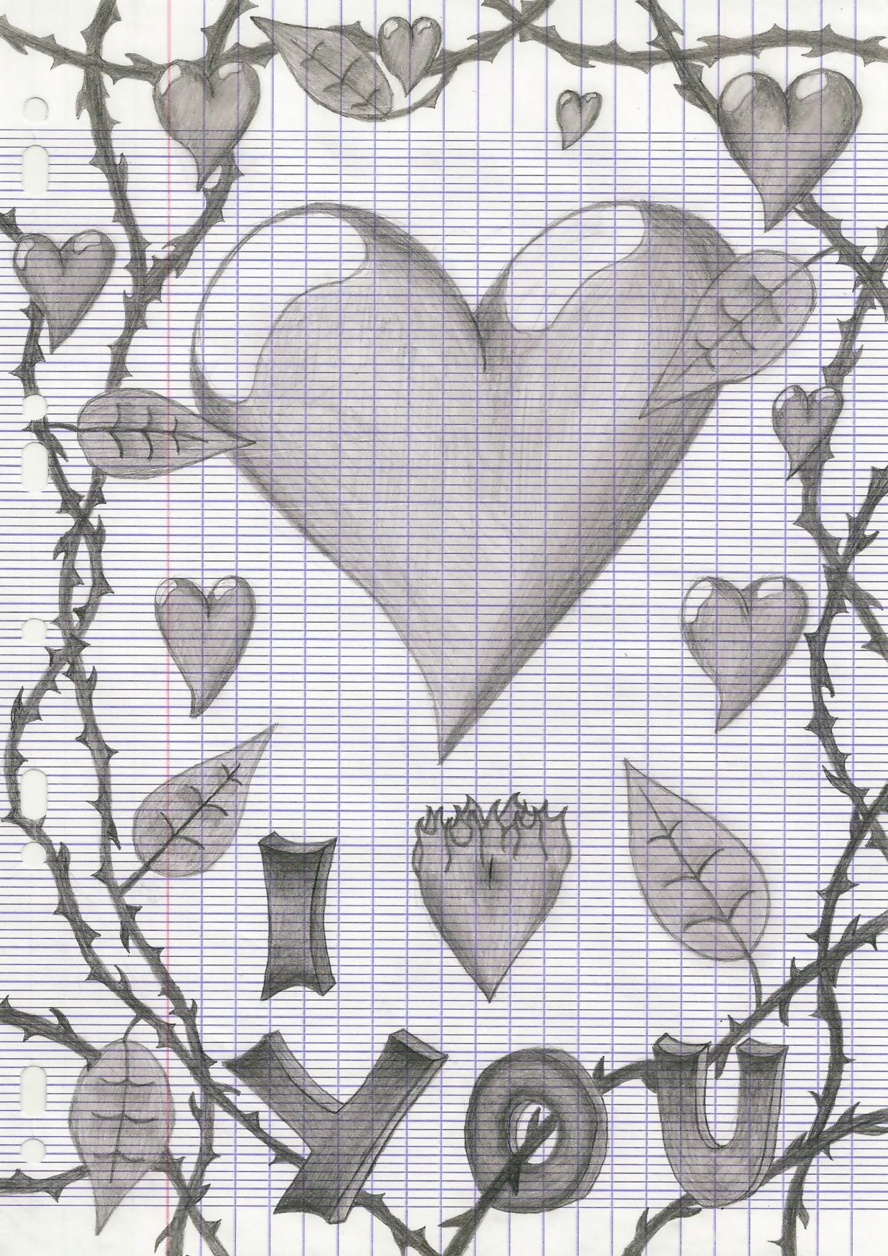 Wallpapers Art - Pencil Love - Friendship Dessin d'amour