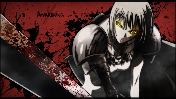 Fonds d'cran Manga Claymore Awakening.