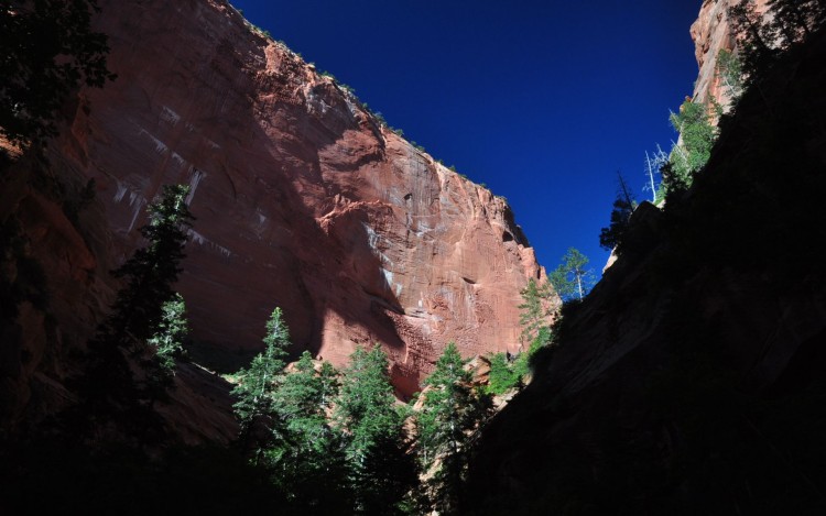 Fonds d'cran Nature Canyons Contre jour