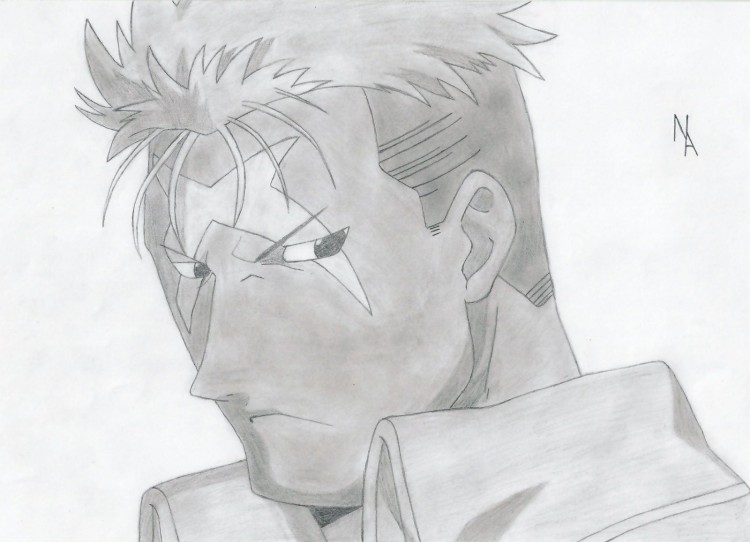 Wallpapers Art - Pencil Manga - Full Metal Alchemist Scar