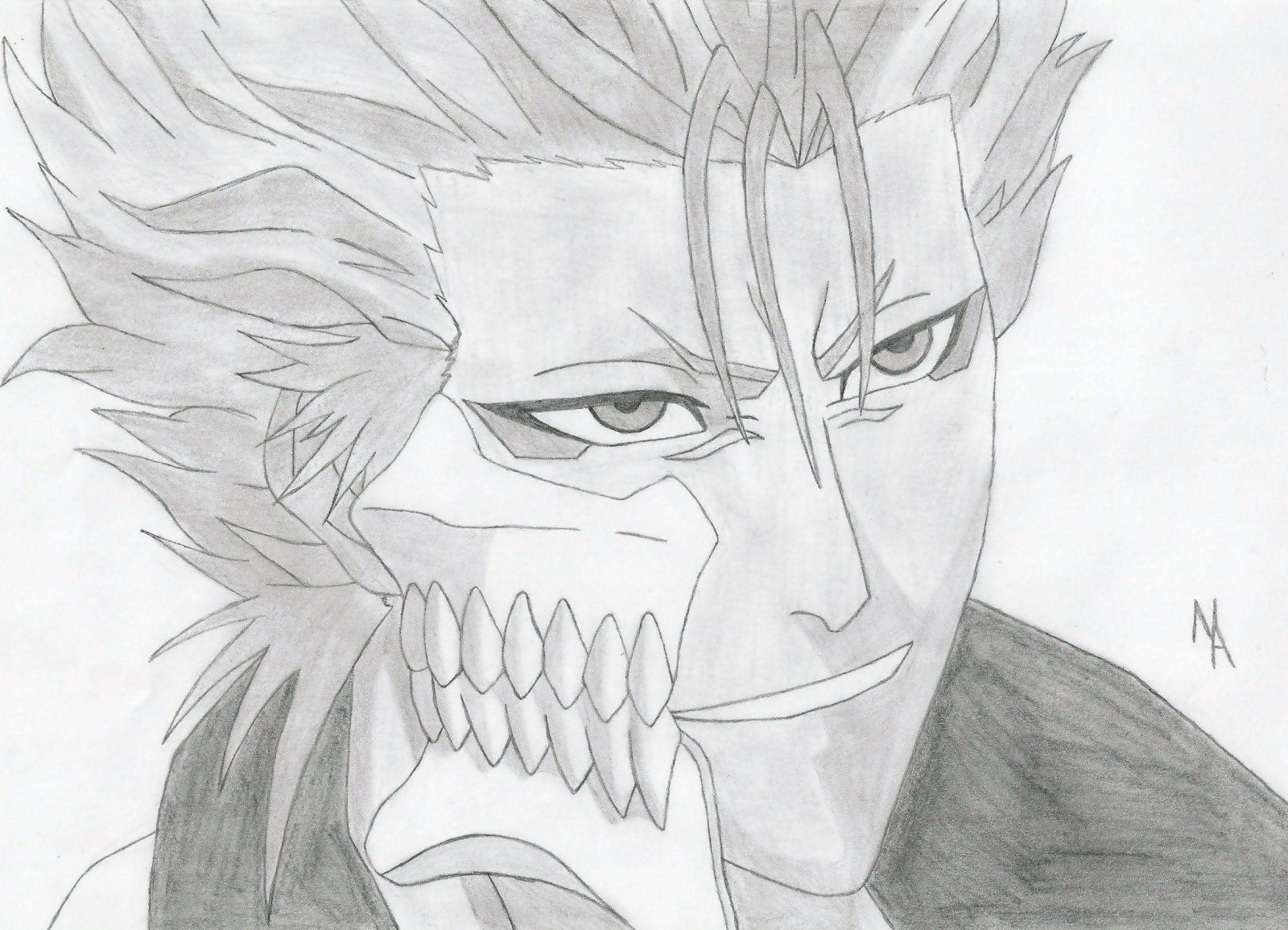 Fonds d'cran Art - Crayon Manga - Bleach Grimmjow