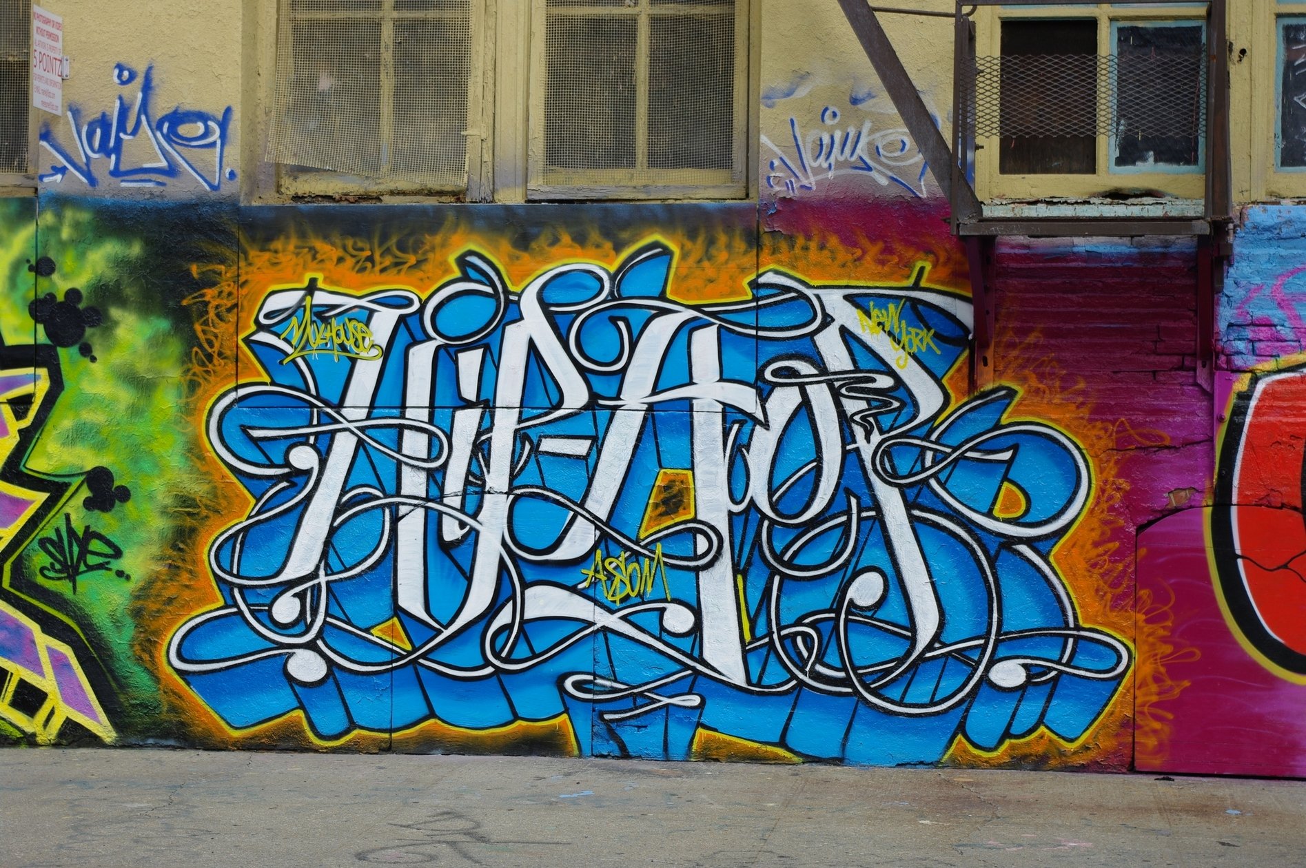 Fonds d'cran Voyages : Amrique du nord Etats-Unis New York - Graf  l'atelier 5 Pointz dans le quartier du Queens