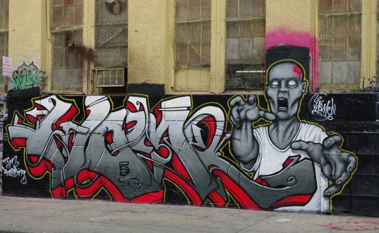 Fonds d'cran Voyages : Amrique du nord Etats-Unis New York - Graf  l'atelier 5 Pointz dans le quartier du Queens