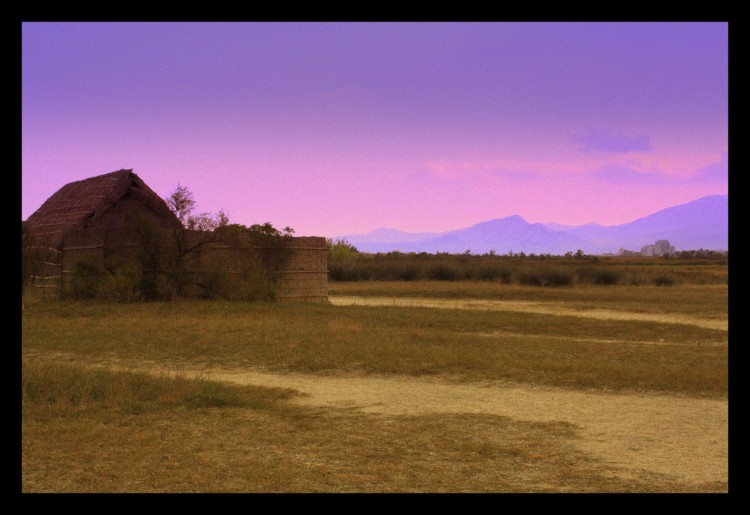 Fonds d'cran Nature Paysages cabane de pcheur a canet en roussillon