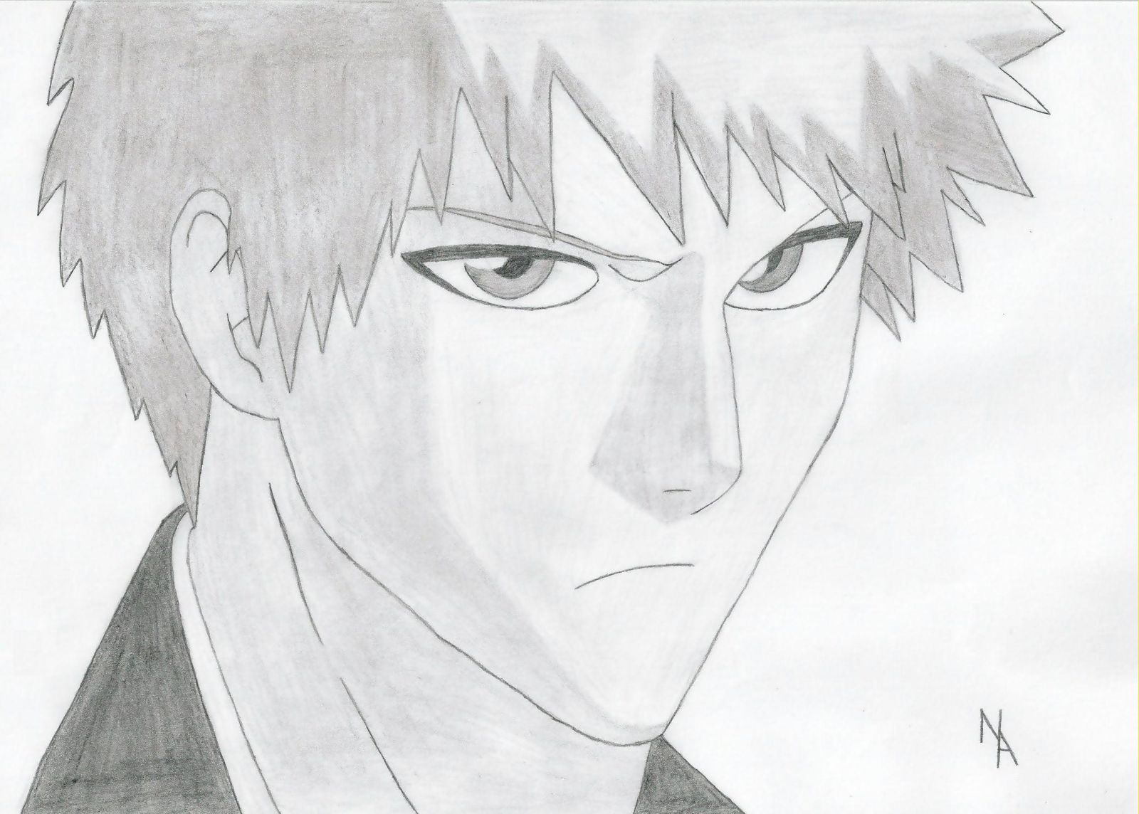 Wallpapers Art - Pencil Manga - Bleach Ichigo