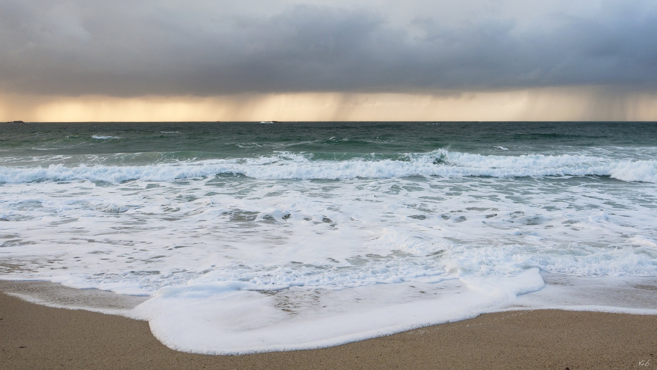 Fonds d'cran Nature Mers - Ocans - Plages Averses au large