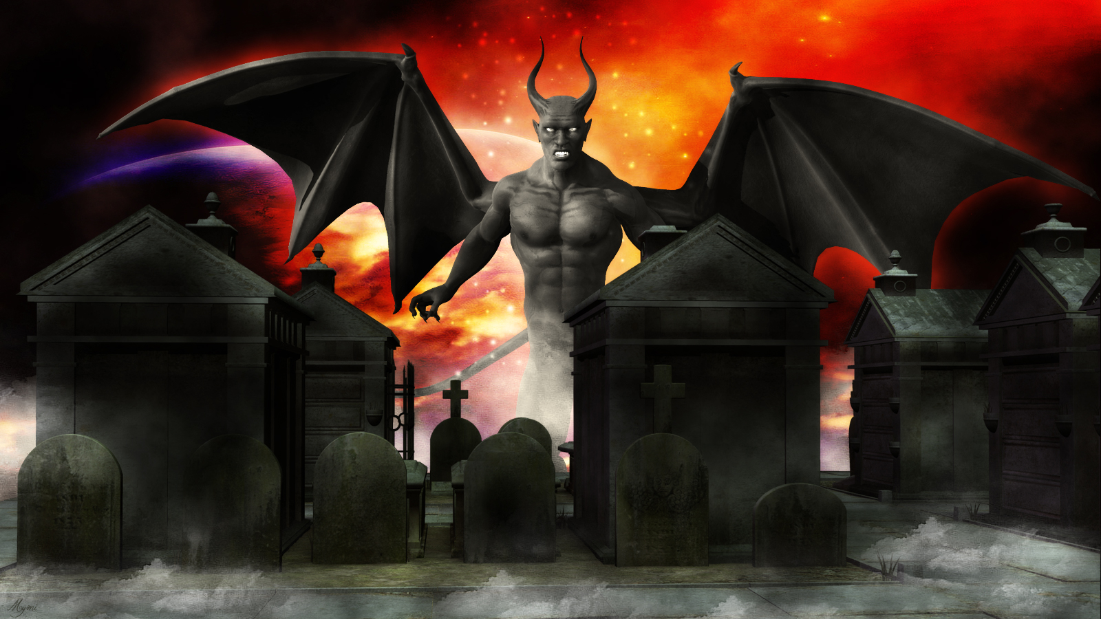 Wallpapers Fantasy and Science Fiction Demons - Hell 