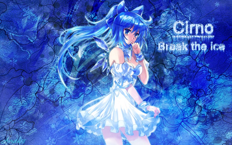 Fonds d'cran Manga Touhou Project Cirno Touhou Project