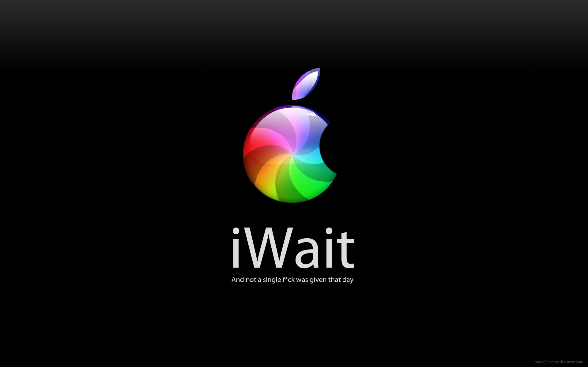 Wallpapers Computers Apple iWait