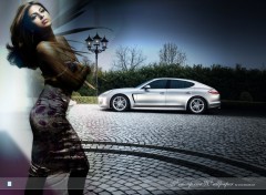 Fonds d'cran Voitures Porsche 2012 with Eva 