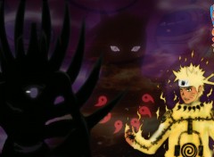 Fonds d'cran Manga Naruto VS 10 Tails