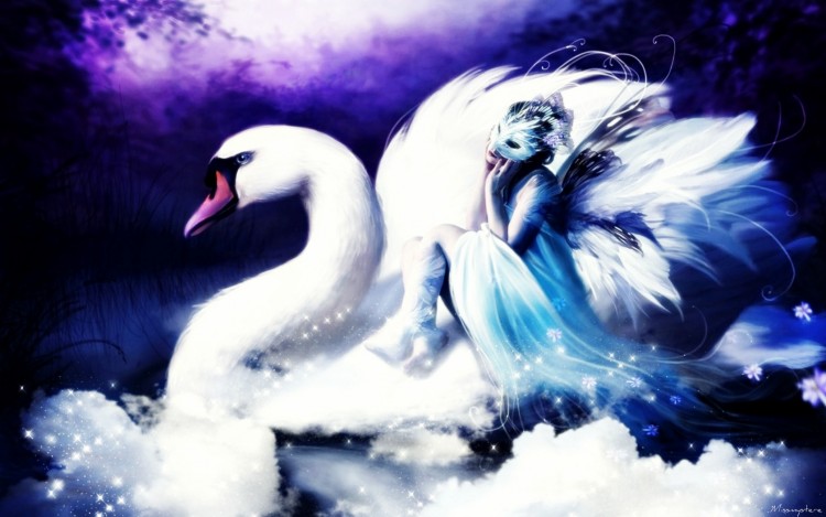 Fonds d'cran Fantasy et Science Fiction Fes - Lutins Swan Lake