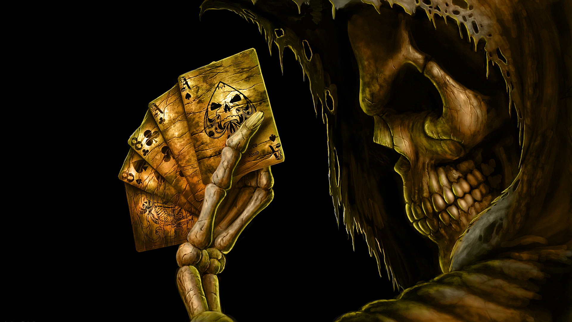 Wallpapers Fantasy and Science Fiction Death Dead Mans Hand