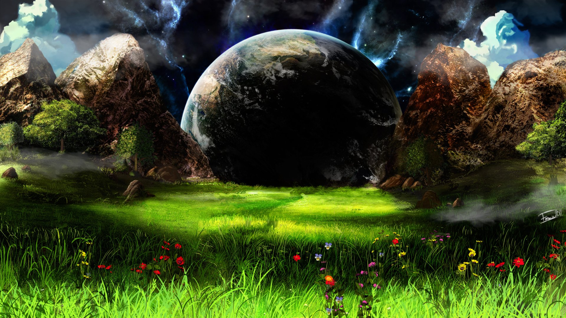 Wallpapers Digital Art Dreams Jusqu'au bout du Monde