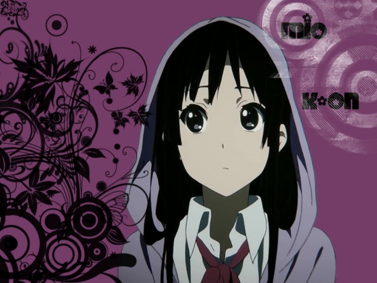 Wallpapers Manga K-ON! Akiyama Mio K-on