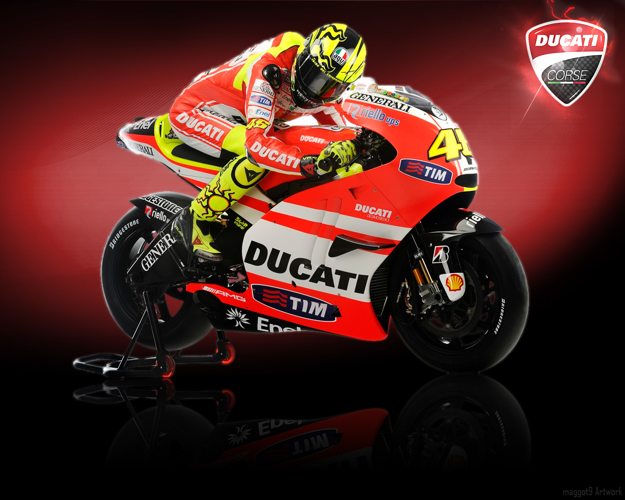 Wallpapers Motorbikes Rossi Valentino Rossi - Ducati Corse