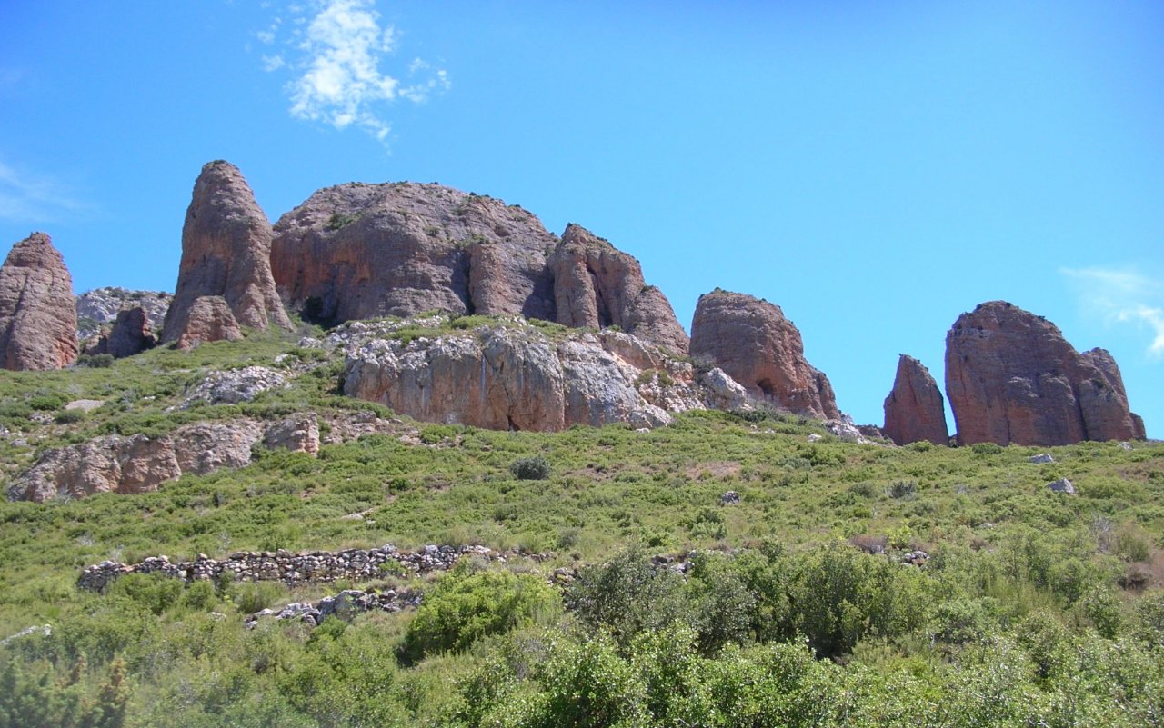 Fonds d'cran Nature Montagnes Mallos de riglos