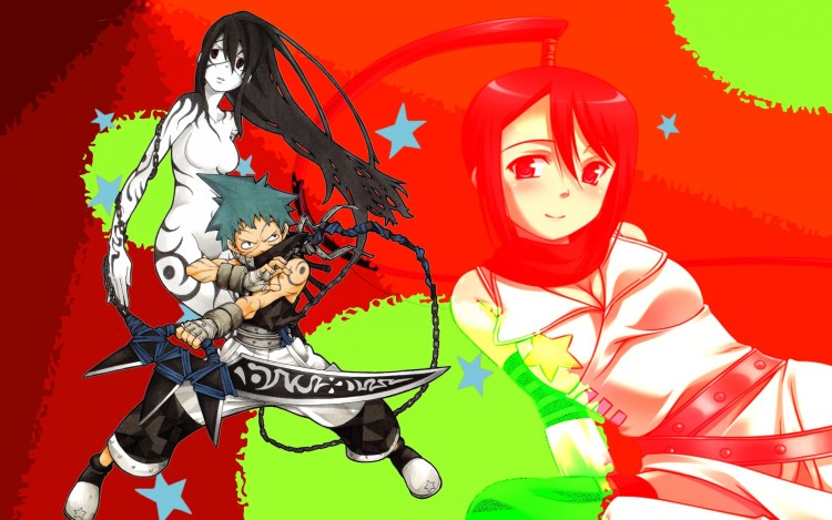 Wallpapers Manga Soul Eater black star et tsubaki