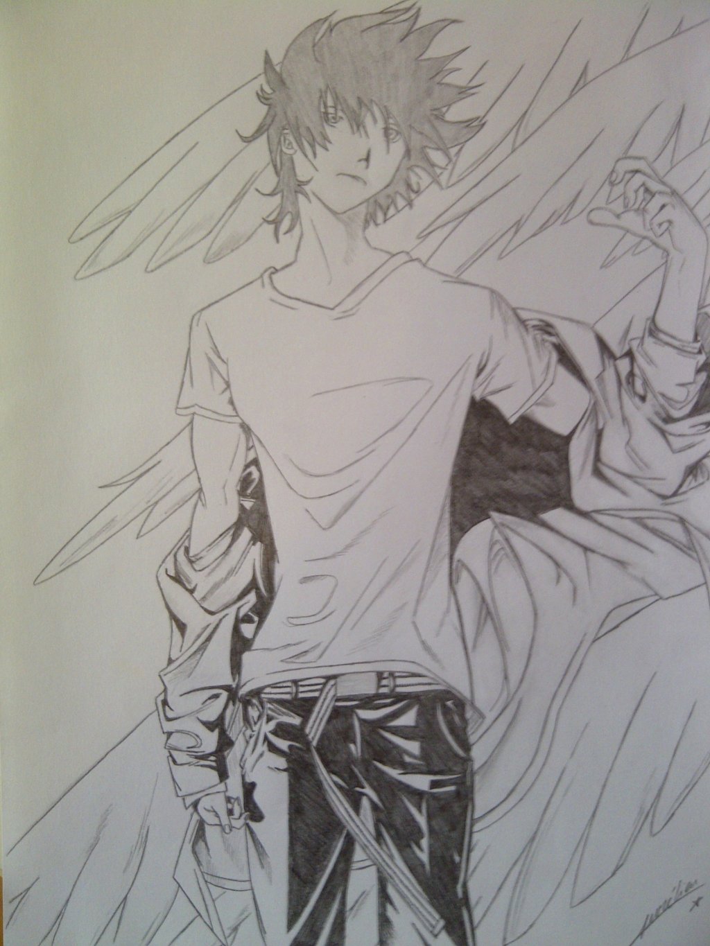 Fonds d'cran Art - Crayon Manga - Air Gear ikky !