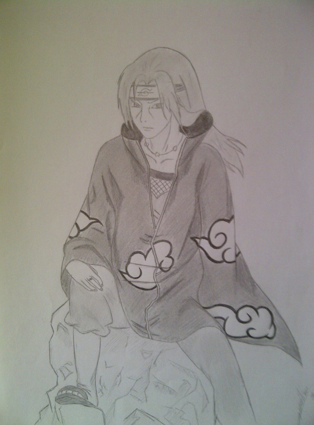 Fonds d'cran Art - Crayon Manga - Naruto Itachi !