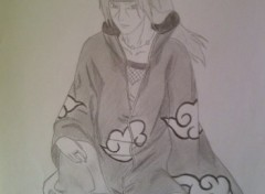 Fonds d'cran Art - Crayon Itachi !