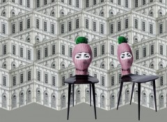 Wallpapers Objects Fornasetti chairs