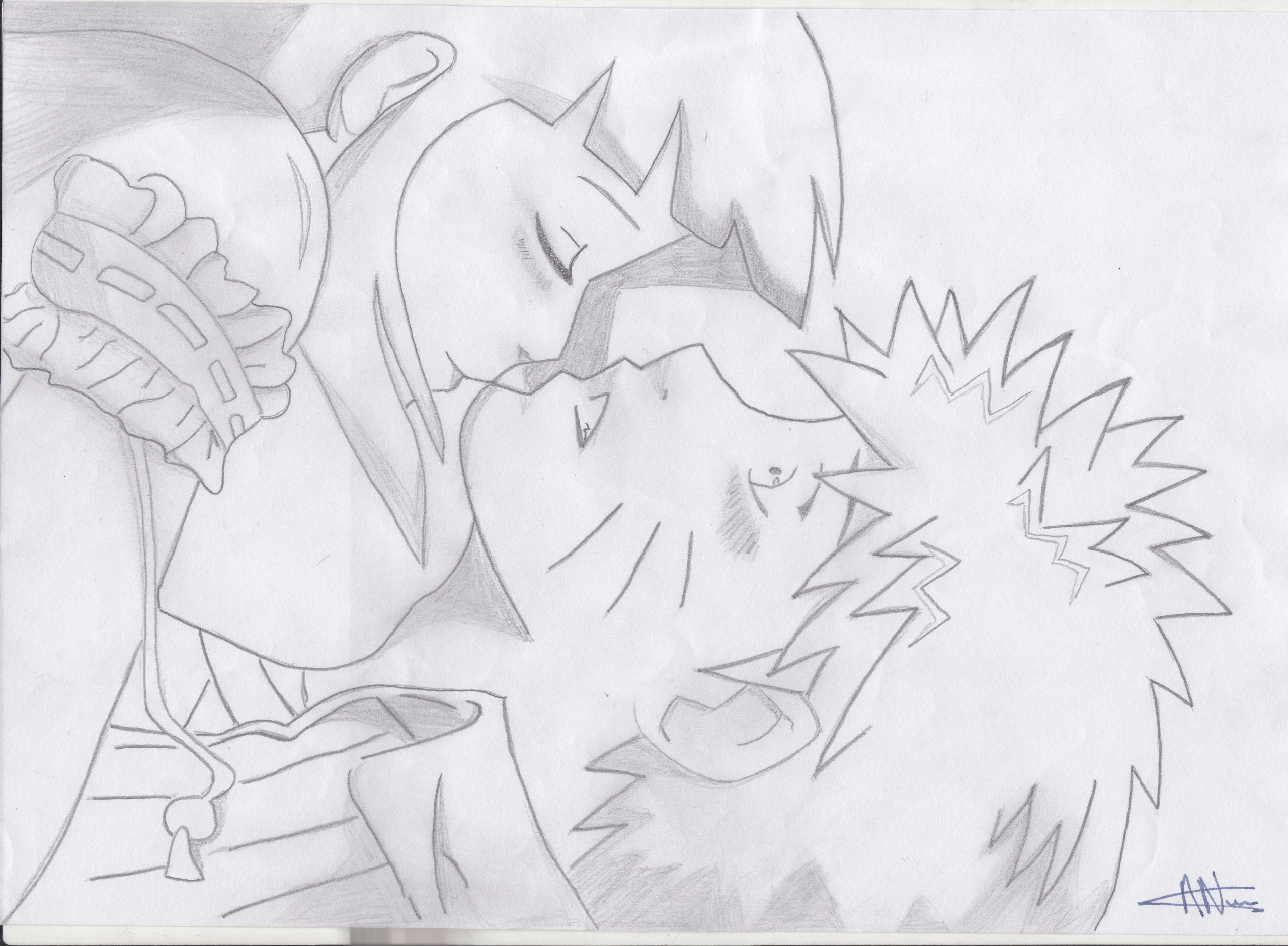 Fonds d'cran Art - Crayon Manga - Naruto 