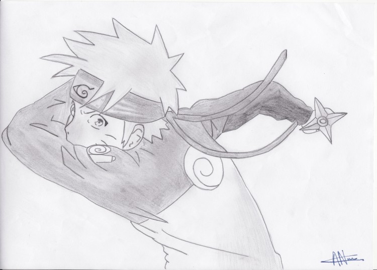 Fonds d'cran Art - Crayon Manga - Naruto Wallpaper N289642