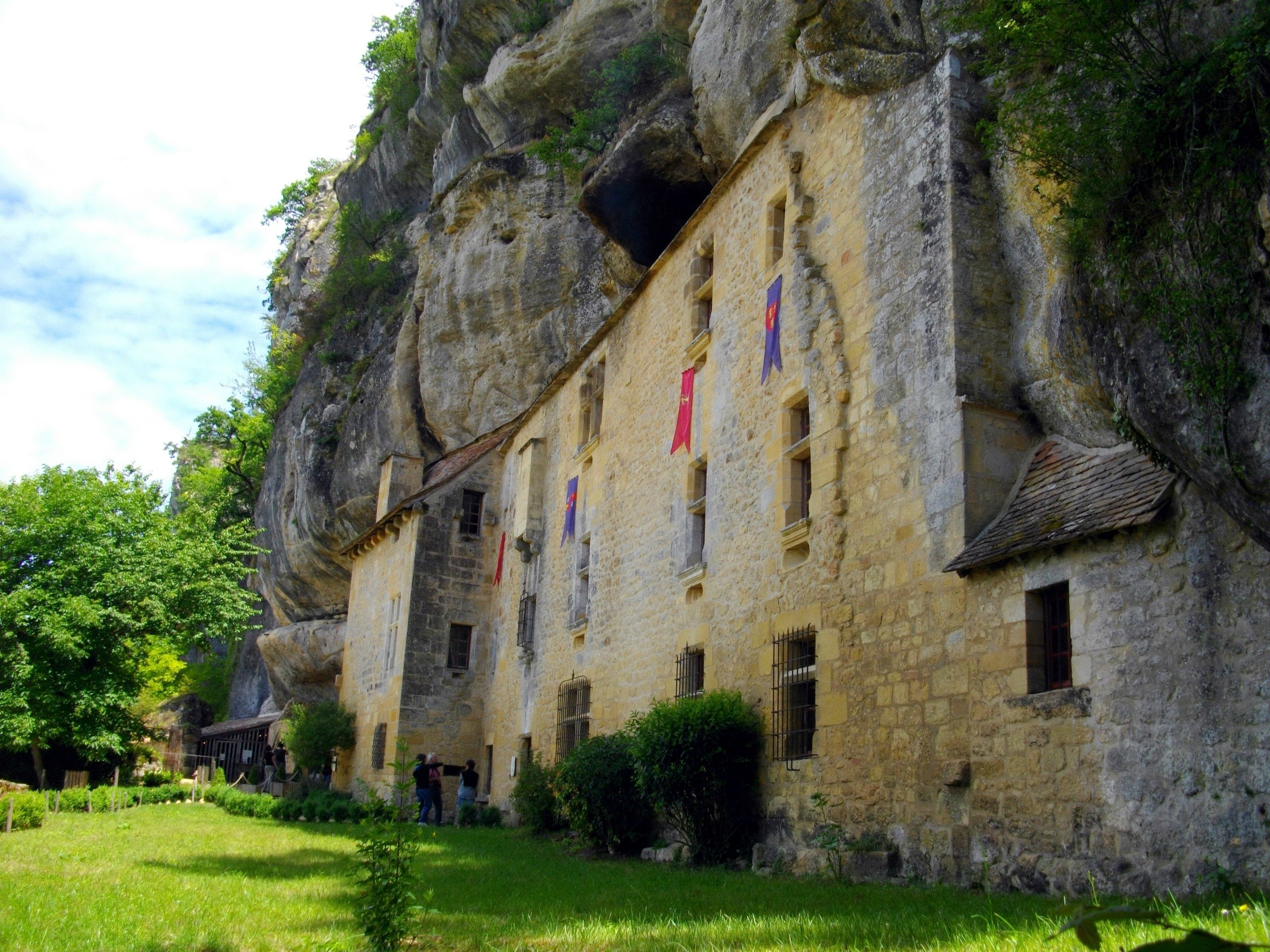 Wallpapers Constructions and architecture Houses dans la roche...