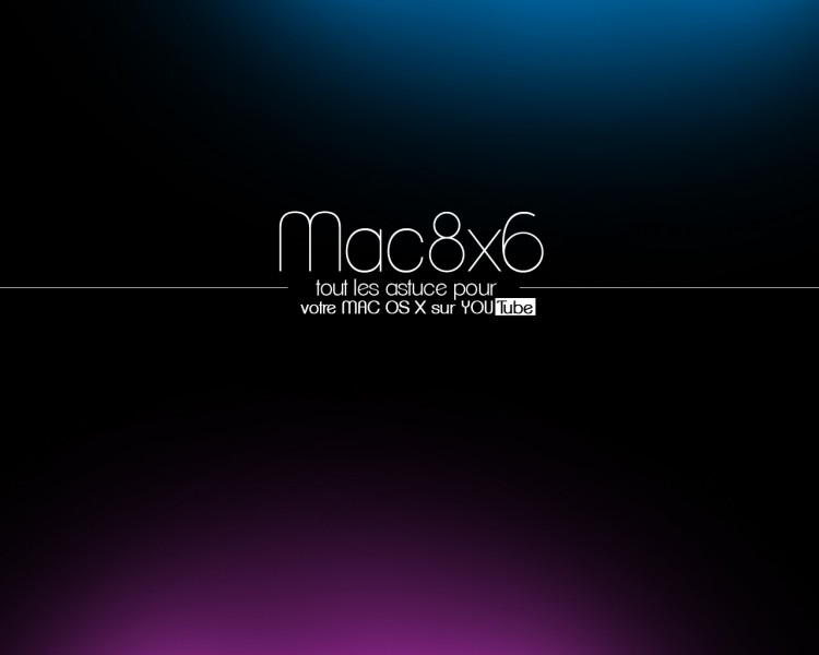 Fonds d'cran Informatique Apple mac8X6