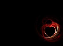 Wallpapers Digital Art coeur de flamme