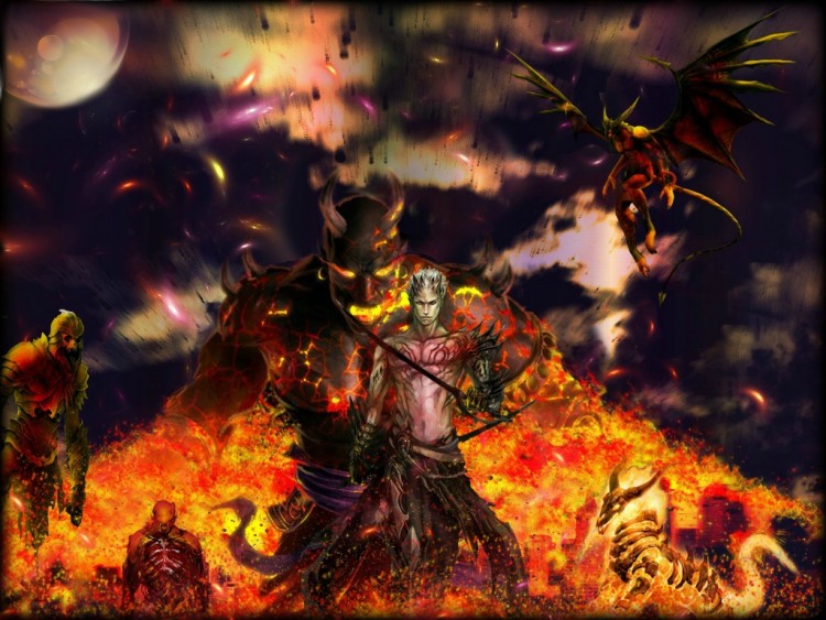 Wallpapers Digital Art Hell helldemon