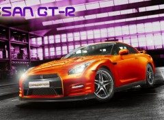 Fonds d'cran Voitures Nissan GT-R Orange